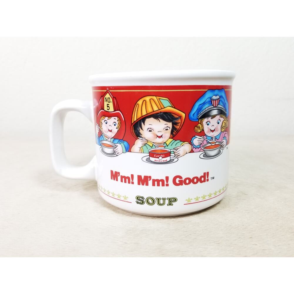 Campbell Soup Cup Mug Large 14oz Mm Good By West Wood 3 1/2" Vintage 1997